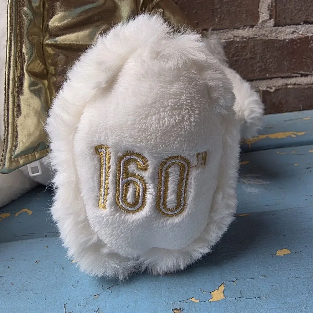 FAO Schwarz 160th Anniversary Teddy Bear Plush Gold Jacket Collectible-Limited